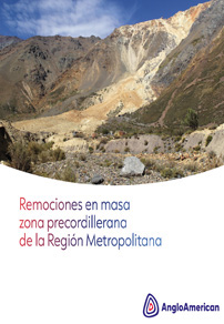 Remociones en masa zona precordillerana de la Región Metropolitana